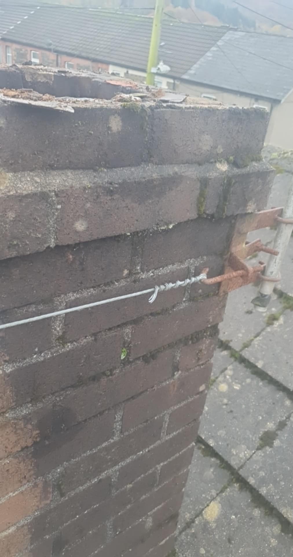 Chimney removal and make good