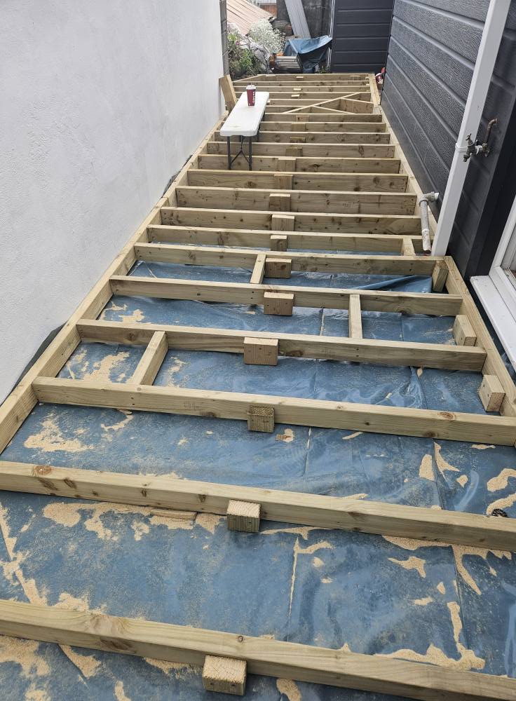 Decking coming along nicely